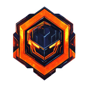 Cyberpunk Cybersports Logo Orange Vinyl Car Decal Sticker – Waterproof & UV-Resistant 4.0"