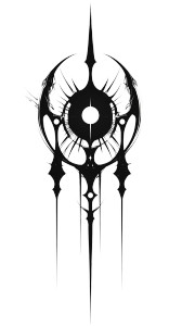 Cyber Sigil Vector Vinyl Car Decal Sticker – Waterproof & UV-Resistant 4.85"