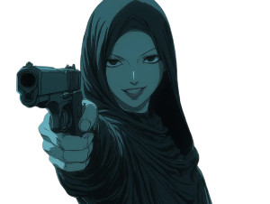 Evil Anime Nun Vinyl Car Decal Sticker – Waterproof & UV-Resistant 5.31" Evil Anime Nun Vinyl Car Decal Sticker – Waterproof & UV-Resistant 5.31"