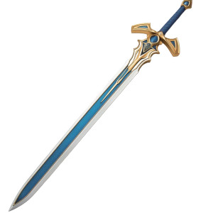 Fate Sword Blue Gold Vinyl Car Decal Sticker – Waterproof & UV-Resistant 4.0"