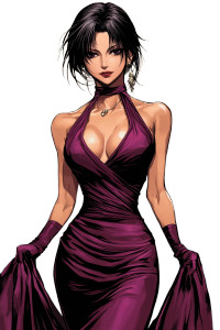 Faye Valentine Elegant Dress Vinyl Car Decal Sticker – Waterproof & UV-Resistant 4.0" Faye Valentine Elegant Dress Vinyl Car Decal Sticker – Waterproof & UV-Resistant 4.0"