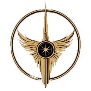 Galactic Defense Emblem Vinyl Car Decal Sticker – Waterproof & UV-Resistant 4.0"