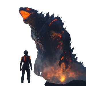 Godzilla Evangelion Vinyl Car Decal Sticker – Waterproof & UV-Resistant 4.0"