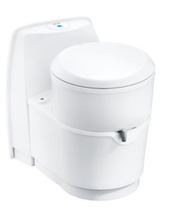 Thetford Rotating Electric Flush Toilet | 4.75 Gallon Tank | White | Made in USA Thetford Rotating Electric Flush Toilet | 4.75 Gallon Tank | White | Made in USA
