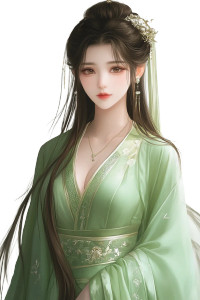 Green Hanfu Woman Anime Vinyl Car Decal Sticker – Waterproof & UV-Resistant 4.0" Green Hanfu Woman Anime Vinyl Car Decal Sticker – Waterproof & UV-Resistant 4.0"