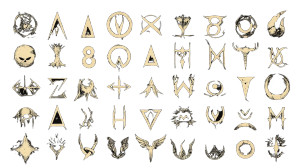 Hell Symbols Alphabet Vinyl Car Decal Sticker – Waterproof & UV-Resistant 7.14" Hell Symbols Alphabet Vinyl Car Decal Sticker – Waterproof & UV-Resistant 7.14"