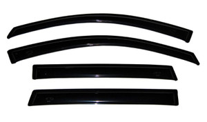 Aerodynamic Acrylic Rainguard Set for Mazda CX-7 | Tape-On Design | Smoke Finish