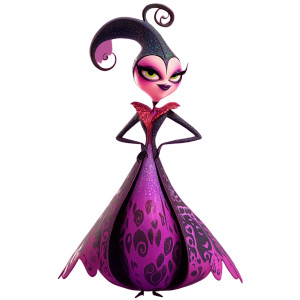 Madame Yam Pixar Villain Vinyl Car Decal Sticker – Waterproof & UV-Resistant 4.0"