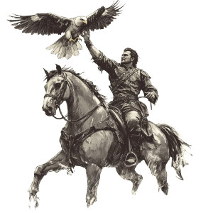 Man Eagle Horse Icon Vinyl Car Decal Sticker – Waterproof & UV-Resistant 4.0" Man Eagle Horse Icon Vinyl Car Decal Sticker – Waterproof & UV-Resistant 4.0"