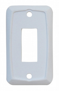 Valterra White Switch Plate Cover | Fits Many Applications | Durable Plastic | Single Opening Valterra White Switch Plate Cover | Fits Many Applications | Durable Plastic | Single Opening