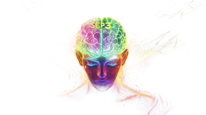 Meditative Rainbow Brain Waves Vinyl Car Decal Sticker – Waterproof & UV-Resistant 7.14"