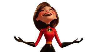 Miss Incredible Portrait Laughing Vinyl Car Decal Sticker – Waterproof & UV-Resistant 7.14"