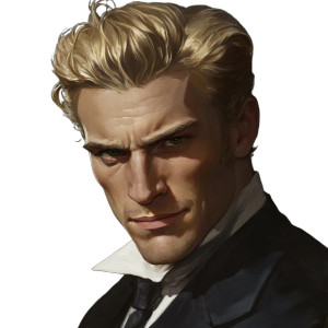 Moriarty Blonde Sneering Realistic Vinyl Car Decal Sticker – Waterproof & UV-Resistant 4.0"