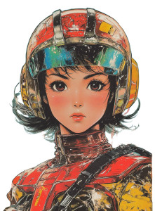 Old Japanese Manga Cover Vinyl Car Decal Sticker – Waterproof & UV-Resistant 4.0"