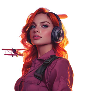 Redhead Flight Attendant Sunset Vinyl Car Decal Sticker – Waterproof & UV-Resistant 4.0" Redhead Flight Attendant Sunset Vinyl Car Decal Sticker – Waterproof & UV-Resistant 4.0"