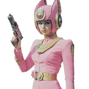 Retro Woman Tutankhamen Raygun Vinyl Car Decal Sticker – Waterproof & UV-Resistant 4.0"