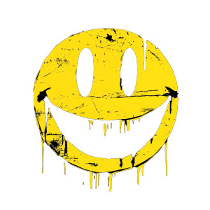 Smiley Band Logo Vinyl Car Decal Sticker – Waterproof & UV-Resistant 4.0"