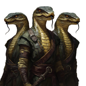 Snake People Cobra Heads Vinyl Car Decal Sticker – Waterproof & UV-Resistant 4.0"