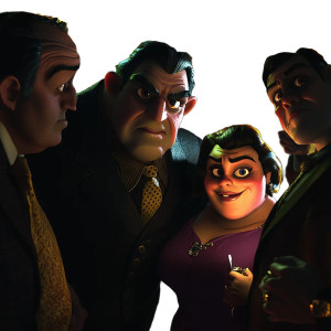 Villains Plotting Whispering Sinister Vinyl Car Decal Sticker – Waterproof & UV-Resistant 4.0"