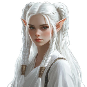 White Haired Elf Ponytails Vinyl Car Decal Sticker – Waterproof & UV-Resistant 4.0" White Haired Elf Ponytails Vinyl Car Decal Sticker – Waterproof & UV-Resistant 4.0"