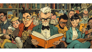 21St Century Comics Illustration Vinyl Car Decal Sticker – Waterproof & UV-Resistant 7.14"