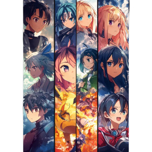 Anime Characters Poster Vinyl Car Decal Sticker – Waterproof & UV-Resistant 4.0" Anime Characters Poster Vinyl Car Decal Sticker – Waterproof & UV-Resistant 4.0"