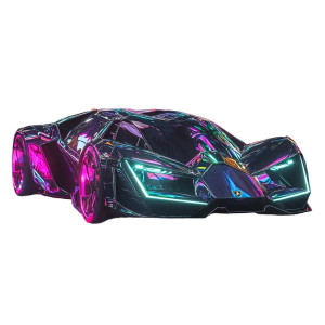 Electric Lamborghini Vinyl Car Decal Sticker – Waterproof & UV-Resistant 4.0"