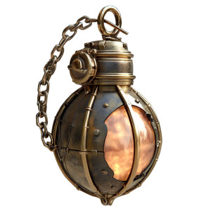 Ghost Balm Grenade Steampunk Vinyl Car Decal Sticker – Waterproof & UV-Resistant 4.0"