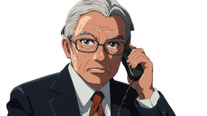 Japanese Lawyer Phone Anime Vinyl Car Decal Sticker – Waterproof & UV-Resistant 7.14"