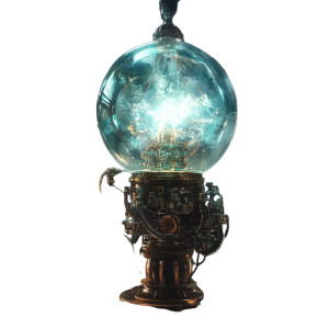 Magical Air Gem Airship Vinyl Car Decal Sticker – Waterproof & UV-Resistant 4.0"