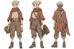 Senior Warrior Woman Madmax Vinyl Car Decal Sticker – Waterproof & UV-Resistant 6.0"