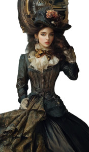 Steampunk Image Vinyl Car Decal Sticker – Waterproof & UV-Resistant 4.75"