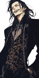 Vampire Lord Retro Fantasy Vinyl Car Decal Sticker – Waterproof & UV-Resistant 4.0"