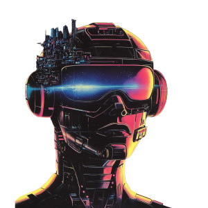 80S Robot Album Cover Vinyl Car Decal Sticker – Waterproof & UV-Resistant 4.0" 80S Robot Album Cover Vinyl Car Decal Sticker – Waterproof & UV-Resistant 4.0"