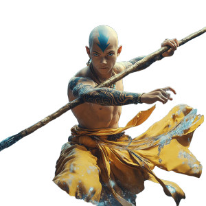 Aang Avatar Staff Wind Vinyl Car Decal Sticker – Waterproof & UV-Resistant 4.0" Aang Avatar Staff Wind Vinyl Car Decal Sticker – Waterproof & UV-Resistant 4.0"