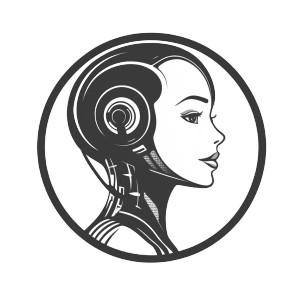 Ai Female Voice Logo Vinyl Car Decal Sticker – Waterproof & UV-Resistant 4.0"