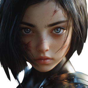 Alita Battle Angel Vinyl Car Decal Sticker – Waterproof & UV-Resistant 4.0" Alita Battle Angel Vinyl Car Decal Sticker – Waterproof & UV-Resistant 4.0"
