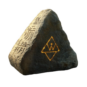 Ancient Runes Stone Uhd Vinyl Car Decal Sticker – Waterproof & UV-Resistant 4.0"
