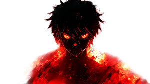 Anime Silhouette Angry Flames Vinyl Car Decal Sticker – Waterproof & UV-Resistant 7.14" Anime Silhouette Angry Flames Vinyl Car Decal Sticker – Waterproof & UV-Resistant 7.14"
