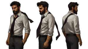 Bearded Man Character Sheet Vinyl Car Decal Sticker – Waterproof & UV-Resistant 7.14" Bearded Man Character Sheet Vinyl Car Decal Sticker – Waterproof & UV-Resistant 7.14"