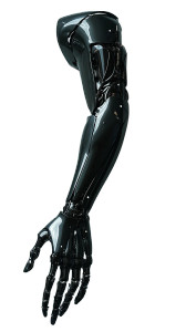 Bionic Arm Female Vinyl Car Decal Sticker – Waterproof & UV-Resistant 4.0"