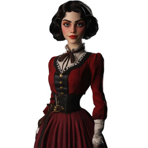Bioshock Elizabeth Hogwarts Full Vinyl Car Decal Sticker – Waterproof & UV-Resistant 4.0"