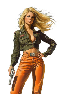 Blonde Space Pilot Mars Vinyl Car Decal Sticker – Waterproof & UV-Resistant 4.0" Blonde Space Pilot Mars Vinyl Car Decal Sticker – Waterproof & UV-Resistant 4.0"