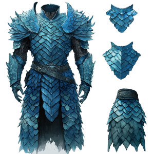 Blue Scale Armor Vinyl Car Decal Sticker – Waterproof & UV-Resistant 4.0" Blue Scale Armor Vinyl Car Decal Sticker – Waterproof & UV-Resistant 4.0"