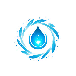 Blue Water Drop Magic Vinyl Car Decal Sticker – Waterproof & UV-Resistant 4.0"