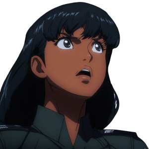 Commander Brown Alert Anime Vinyl Car Decal Sticker – Waterproof & UV-Resistant 4.0"