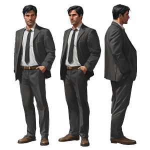 Confident Man Dark Hair Suit Vinyl Car Decal Sticker – Waterproof & UV-Resistant 4.0" Confident Man Dark Hair Suit Vinyl Car Decal Sticker – Waterproof & UV-Resistant 4.0"