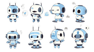 Cute Robot Emoji Stickers Vinyl Car Decal Sticker – Waterproof & UV-Resistant 7.14" Cute Robot Emoji Stickers Vinyl Car Decal Sticker – Waterproof & UV-Resistant 7.14"