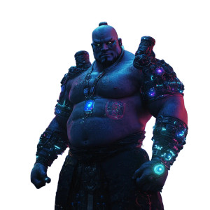 Cyberpunk Sumo Wrestler Neon Vinyl Car Decal Sticker – Waterproof & UV-Resistant 4.0" Cyberpunk Sumo Wrestler Neon Vinyl Car Decal Sticker – Waterproof & UV-Resistant 4.0"