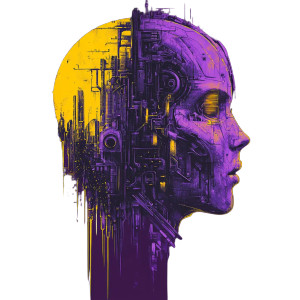 Cyberpunk Theme Park Logo Vinyl Car Decal Sticker – Waterproof & UV-Resistant 4.0"